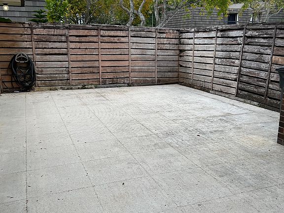 Patio - fence being replaced