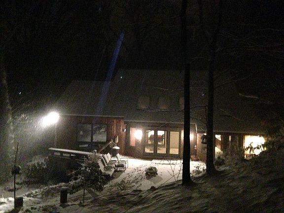 Back of house- winter night