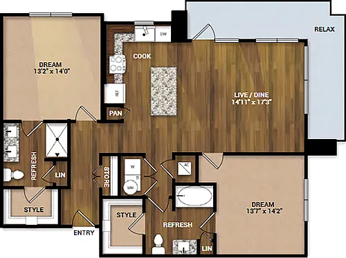 Floor plan B2
