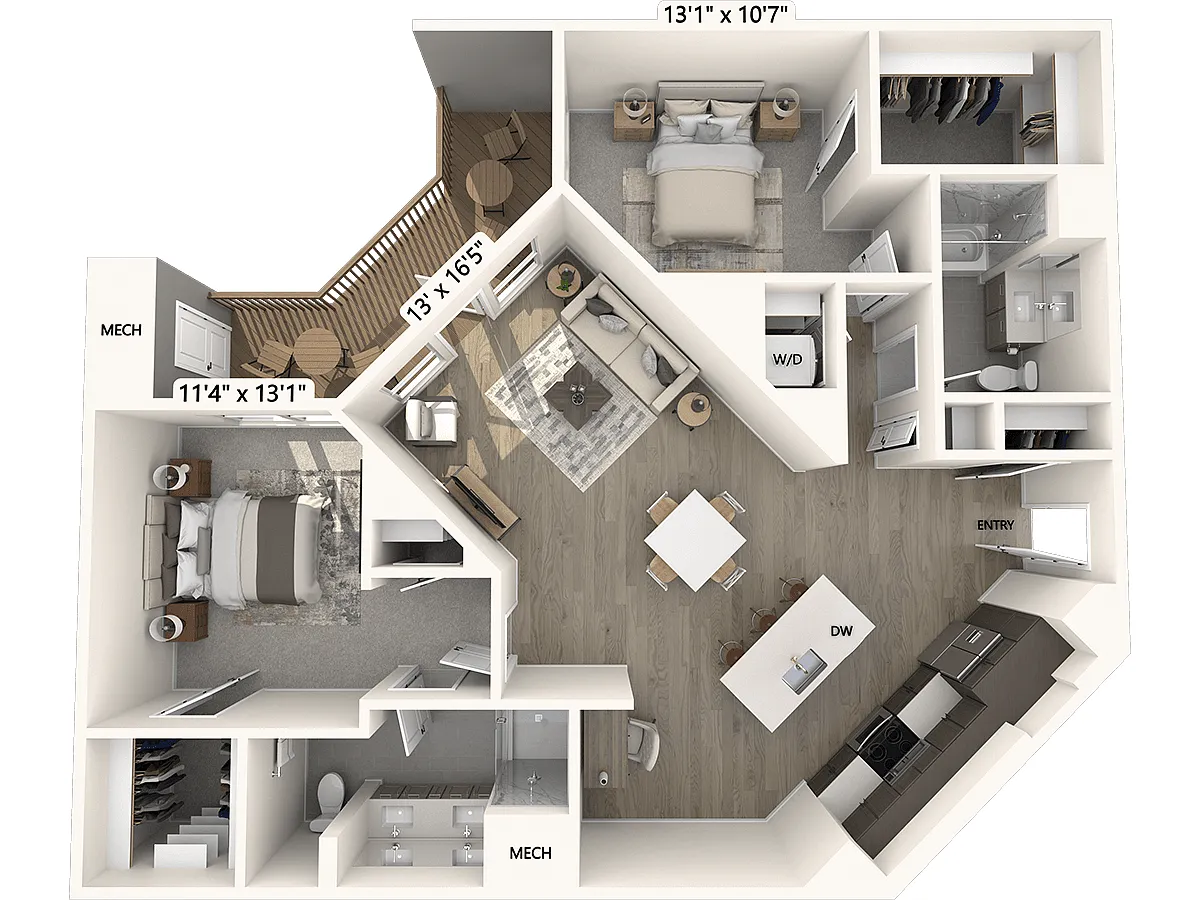 Floor plan B22S