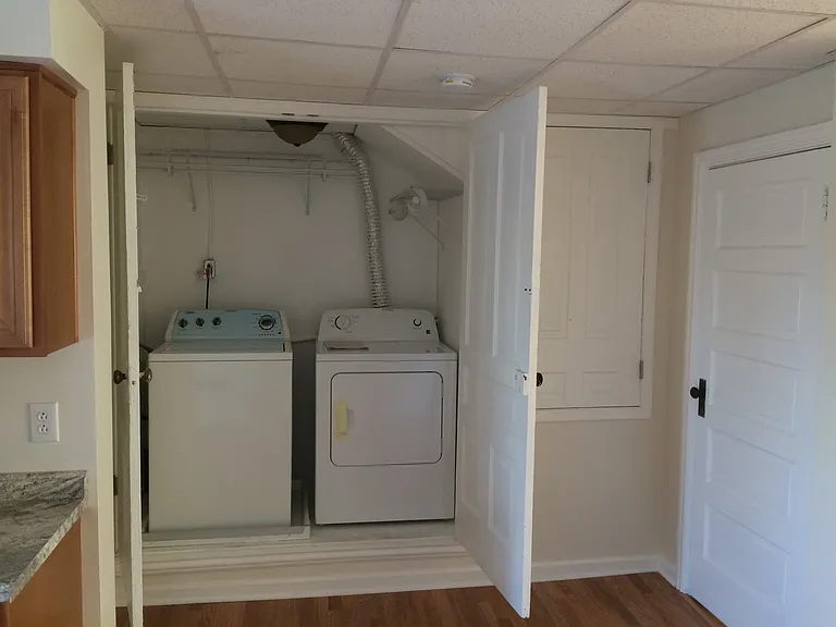 Washer & Dryer Closet - Doors Open