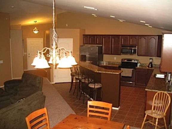 Kitchen - before walls painted light grey