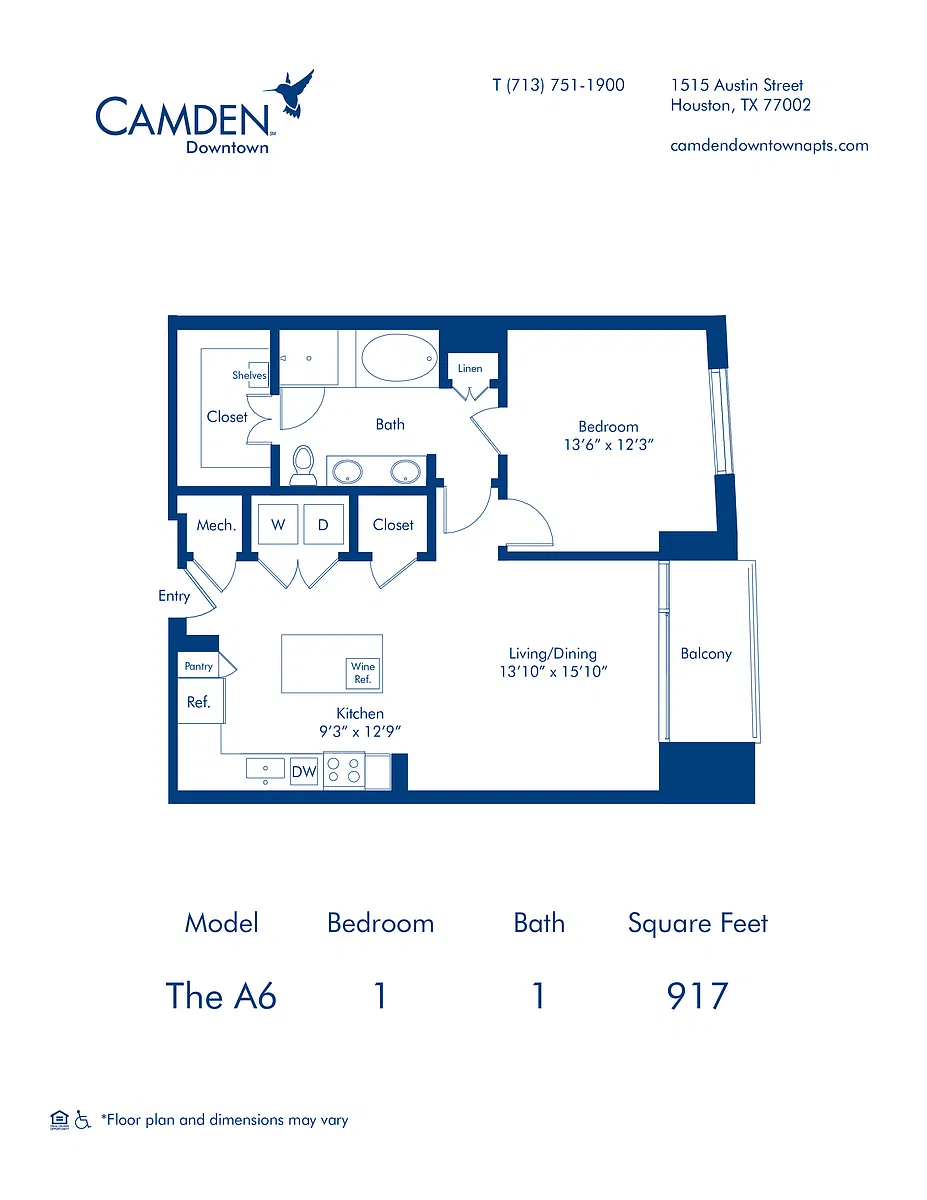 Floor plan The A6