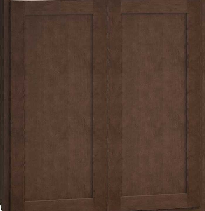 Cabinets will come with brush nickel knobs