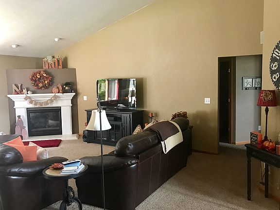 Living Area with Cathedral