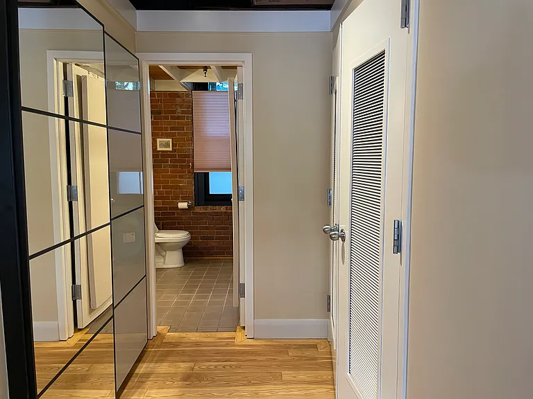 dual closets in master bedroom