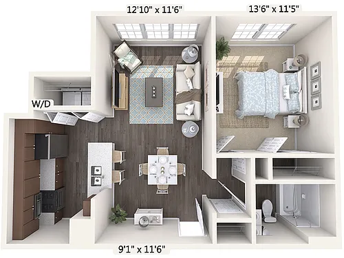 Floor plan A1-S-Floor1