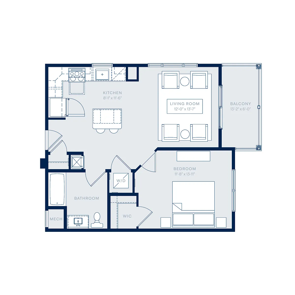 Floor plan A1B
