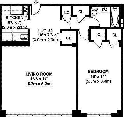 2nd image of 425 E 54th St #11D
