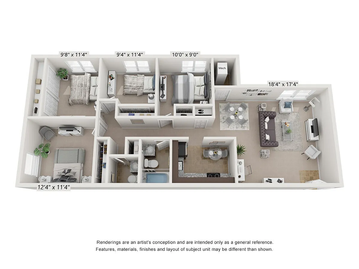 Floor plan 4-1 TC
