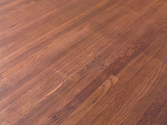 Refinished wood floors