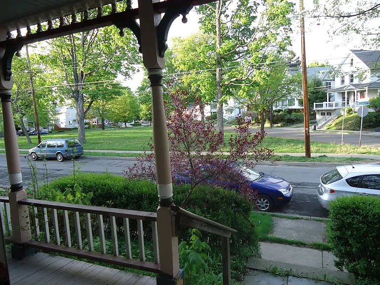 Porch and Park across street