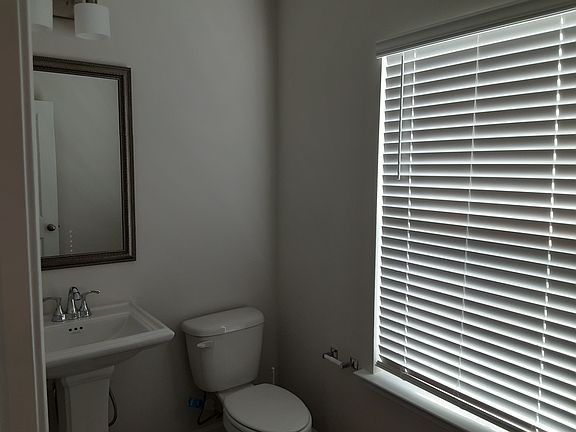 Spacious 1/2 Bath on main level.