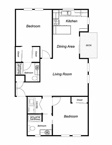 Floor plan 2X2