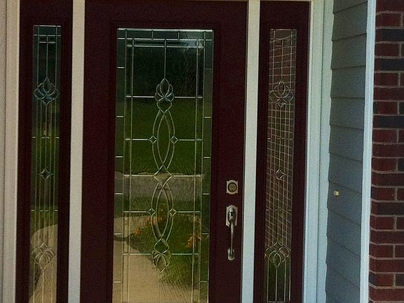 Gorgeous glass front door