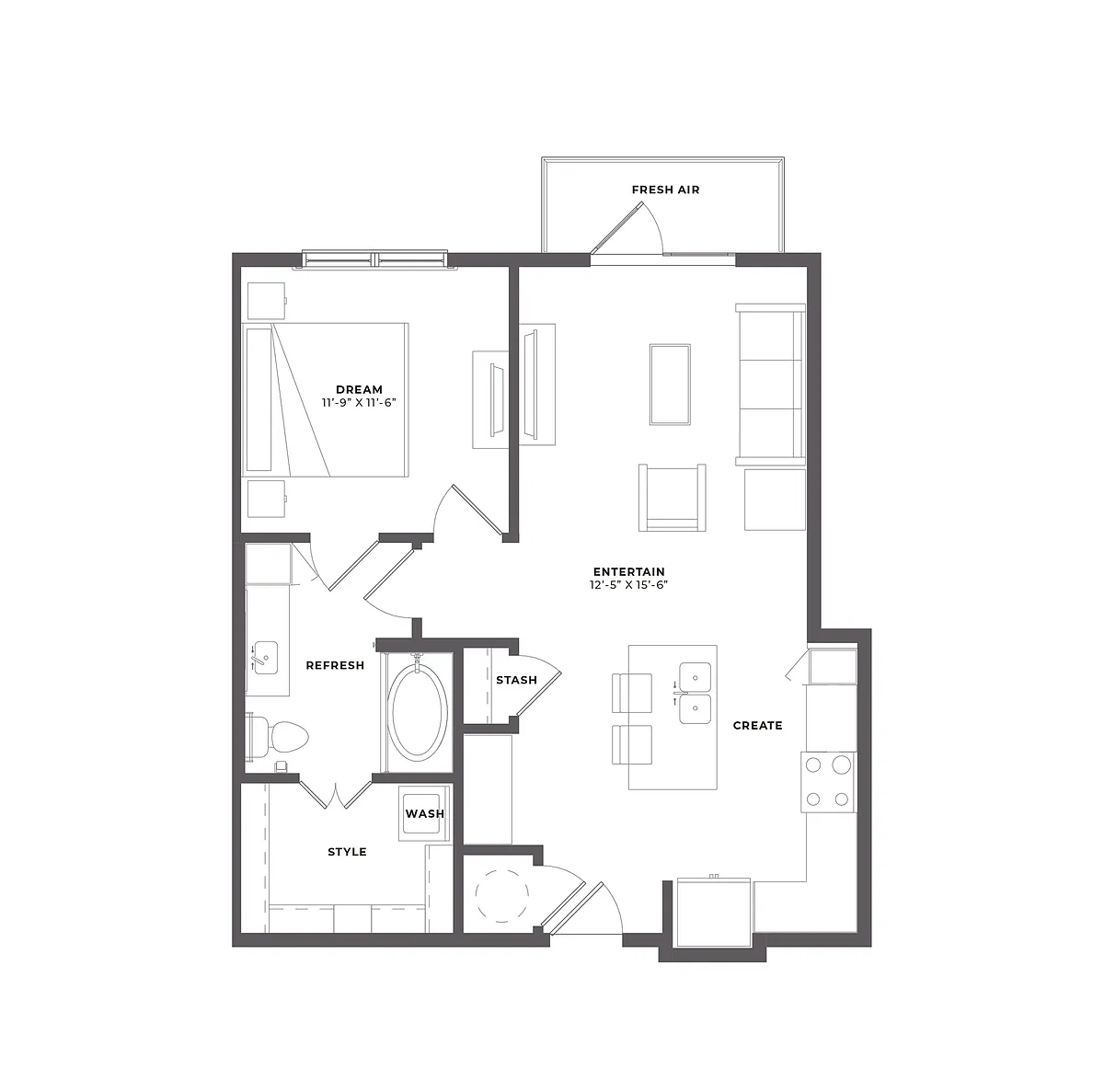 Floor plan A1