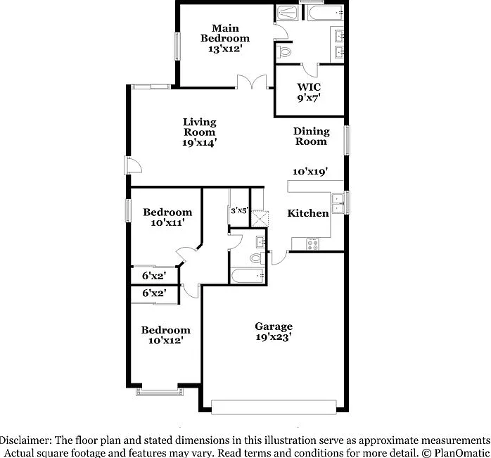 3 bed, 2.0 bath, 1289 sqft, $1,905 — Photo 2