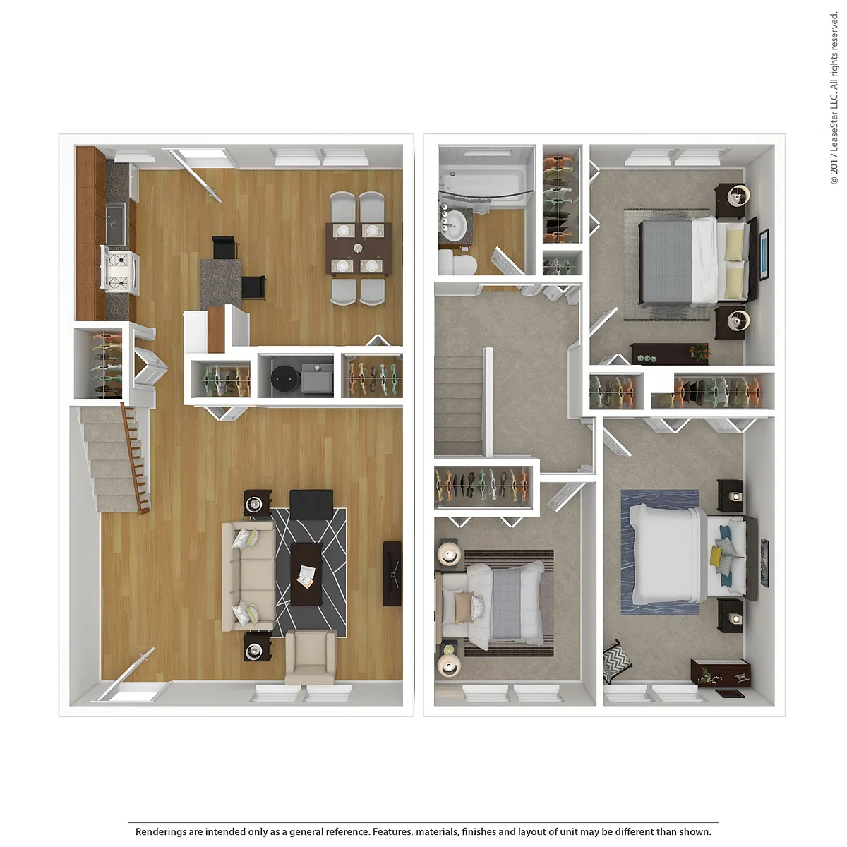 Floor plan Three Bedroom