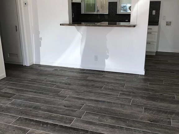 Living room looking toward kitchen