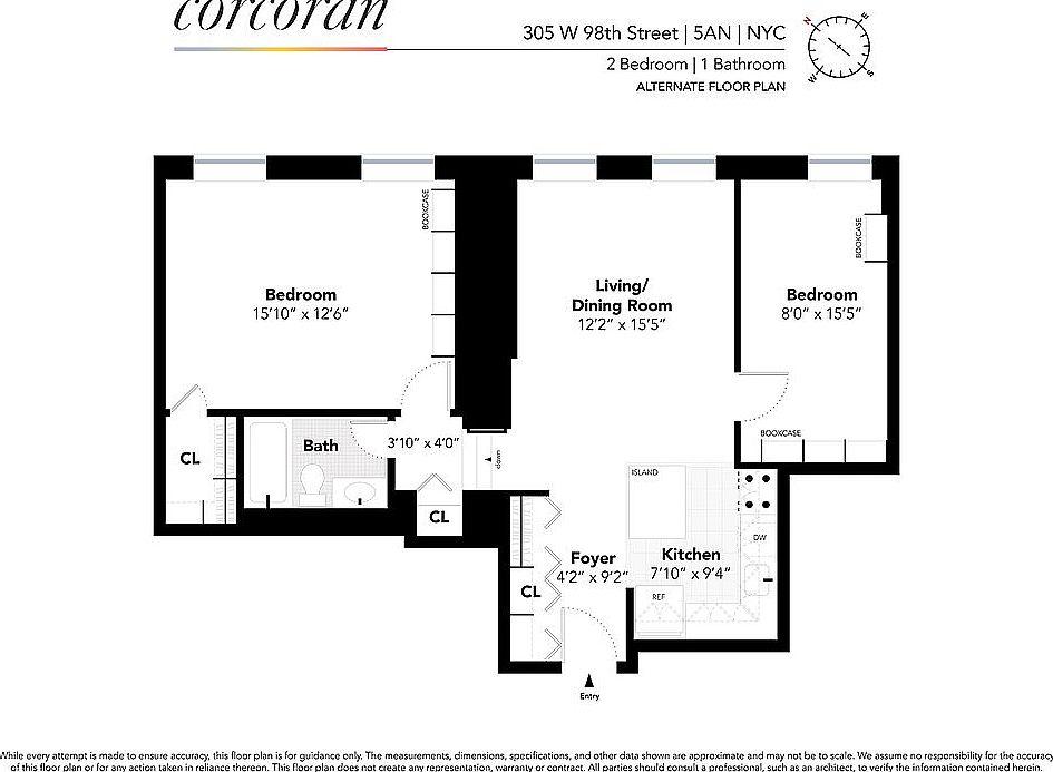2nd image of 305 W 98th St APT 5AN