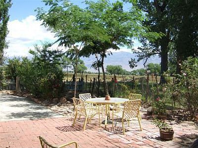 Patio and creek