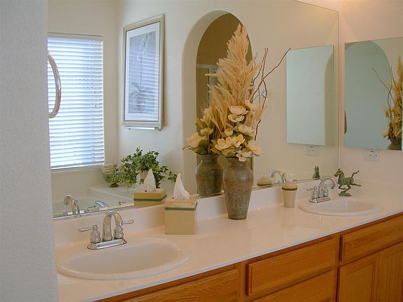 Double Sinks in Master Bathroom