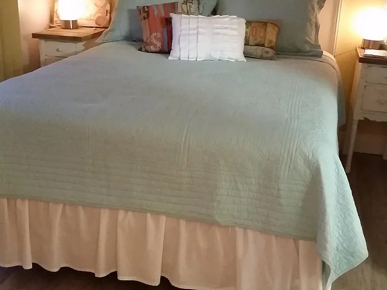 New mattress and new bedding