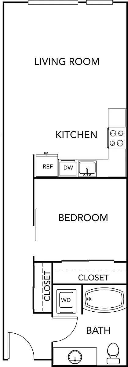 Floor plan Broadway B1