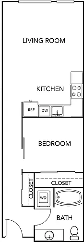 Floor plan Broadway B1
