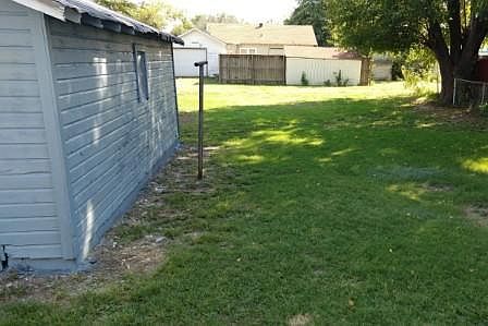Back Yard with alley access