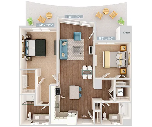 Floor plan B2U_1094SF2162