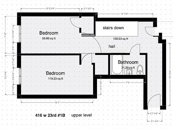 2nd image of 416 W 23rd St APT 1B