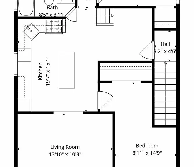 Lower Level Floor Plan