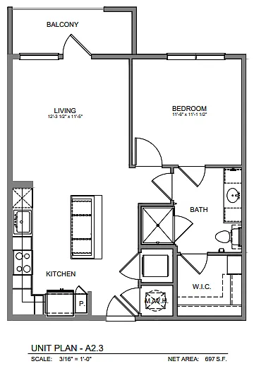 Floor plan A2B