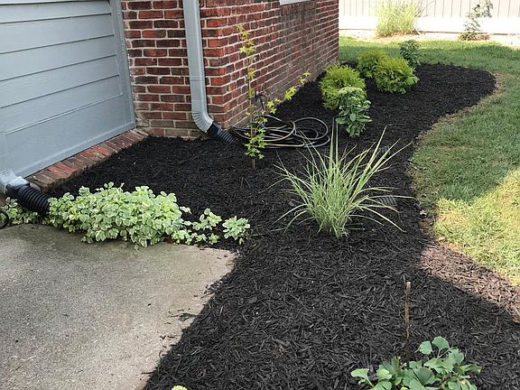 Fresh landscaping!