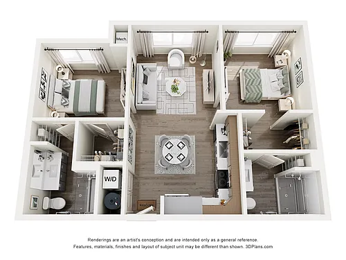 Floor plan B1 2B2B