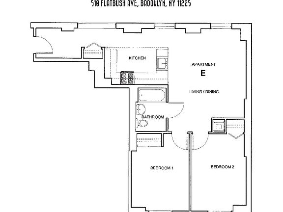 2nd image of 510 Flatbush Ave APT 5G