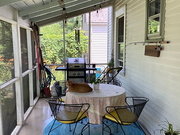 Screened in back porch