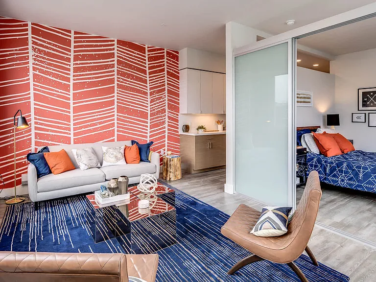 Living Room with Hard Surface Flooring