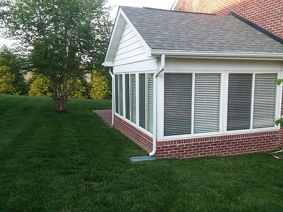 Sunroom is heated and cooled