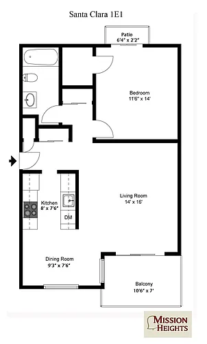 Floor plan Santa Clara