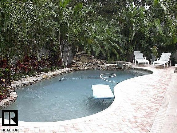 Lagoon Style Pool Creates a Private Oasis!