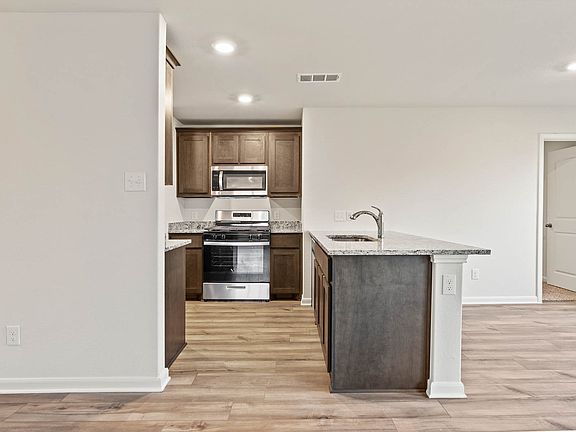 The kitchen of the Rio Grande has energy-efficient appliances.