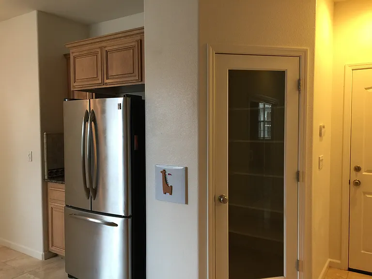 Fridge and Walk in Pantry
