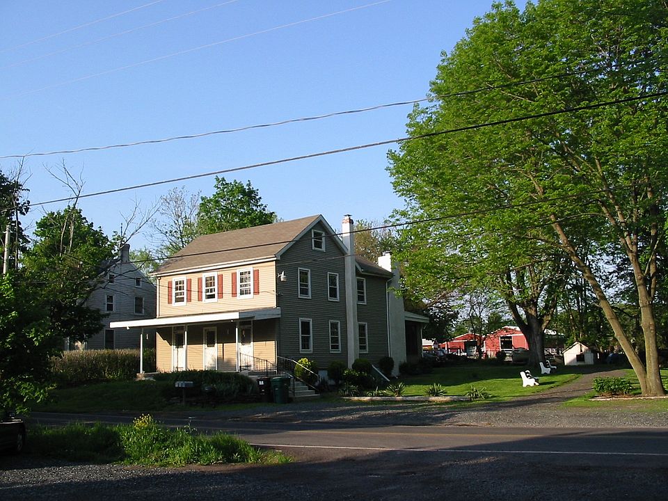 The house is located on a quiet country road