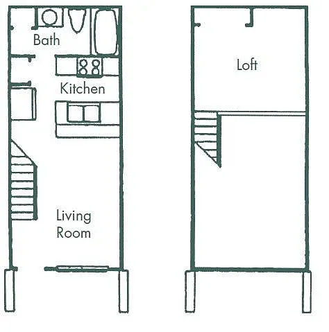 Floor plan One Bedroom (Remodel)