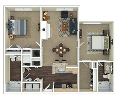Floor plan B2 Fletcher Upgrade