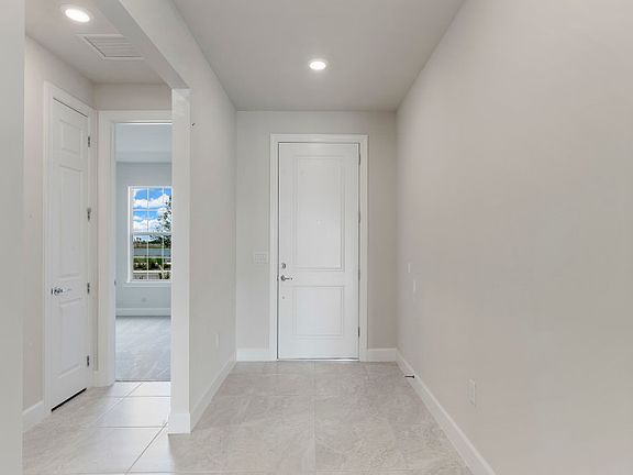 Bright entry foyer