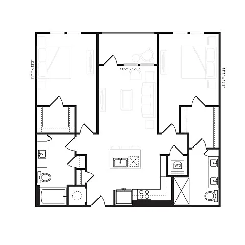 Floor plan B1.1 HC