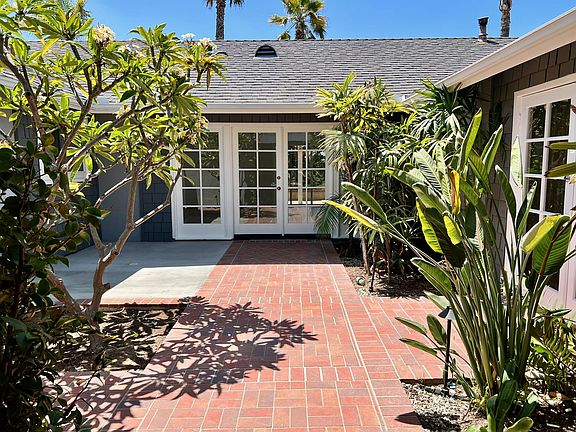 Gated entry courtyard.